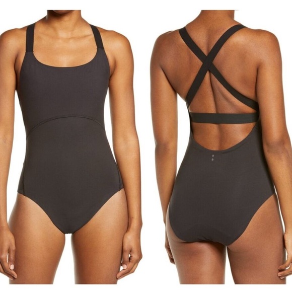 Thinx Super Absorbency Leotard in Black Large - Picture 1 of 6
